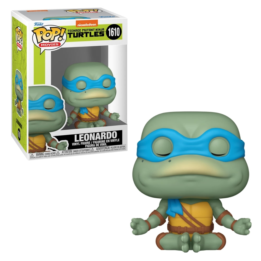 Boneco Funko Pop! As Tartarugas Ninja – Leonardo Meditando