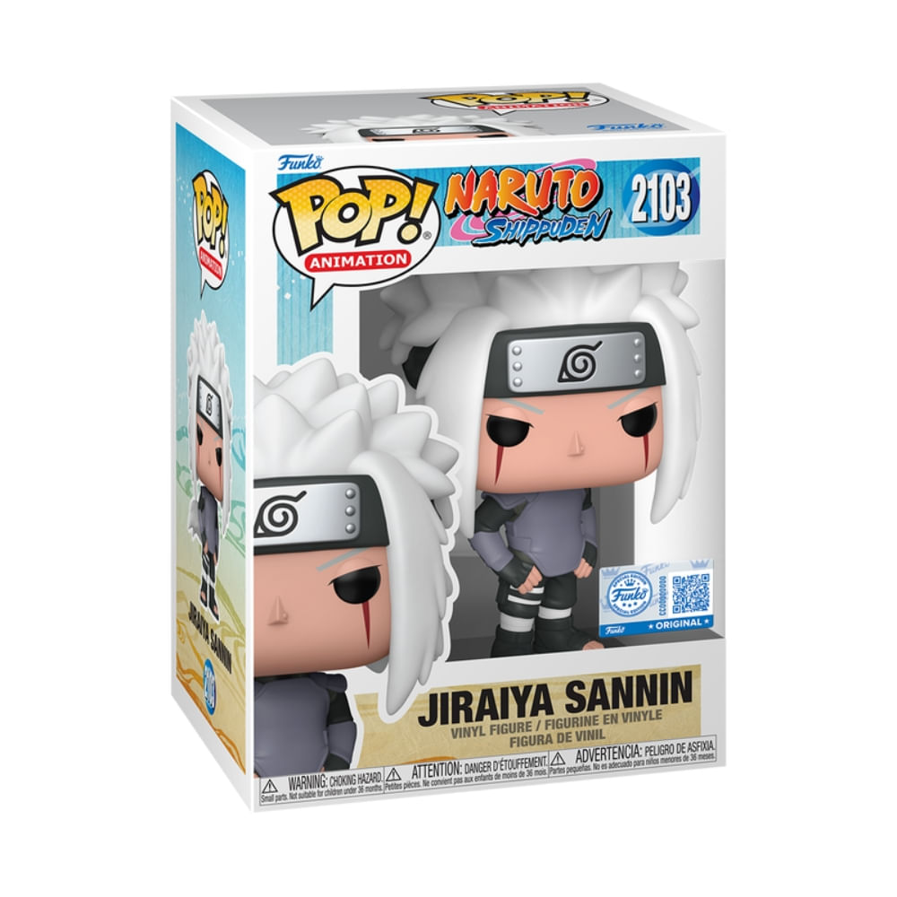 Boneco Funko Pop! Exclusivo Naruto Shippuden - Jiraiya Sannin