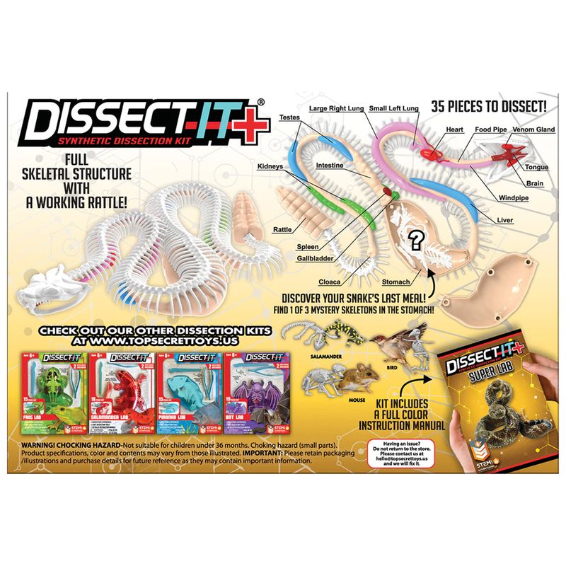 Kit de Dissecação Dissect-It Super Lab - Cobra