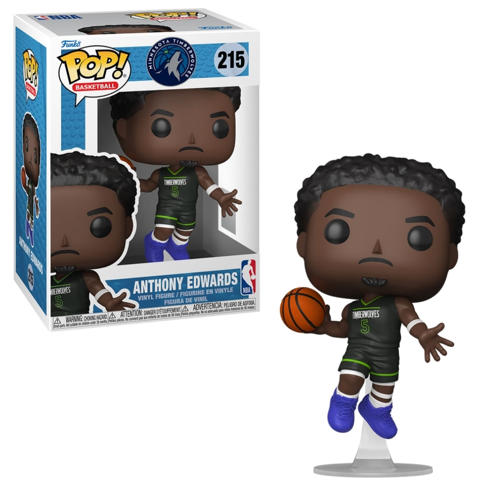 Anthony Edwards funko pop PSAサイン入り Boneco Funko Pop! NBA Timberwolves - Anthony Edwards