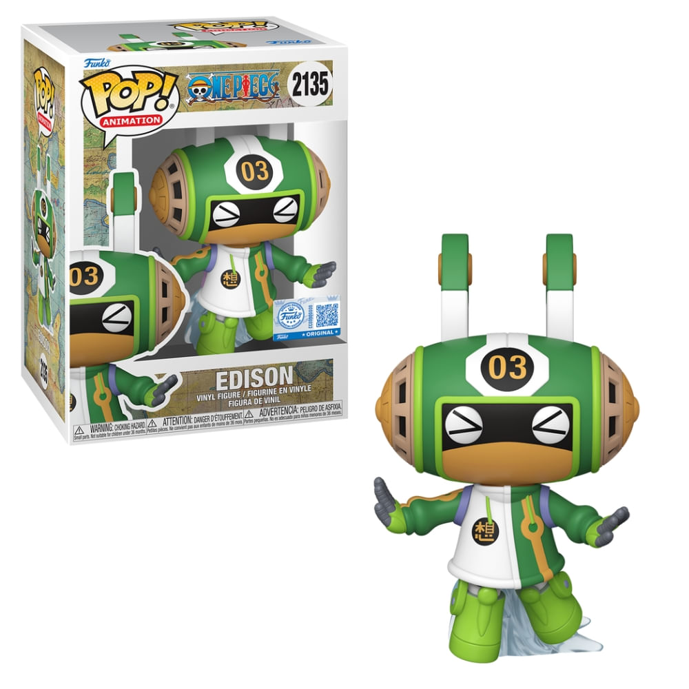 Boneco Funko Pop! Exclusivo One Piece - Edison