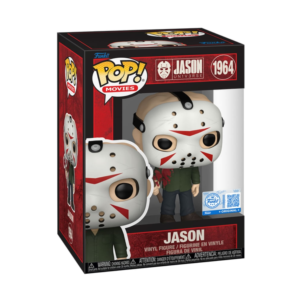 Boneco Funko Pop! Exclusivo Sexta-Feira 13 - Jason com Machado
