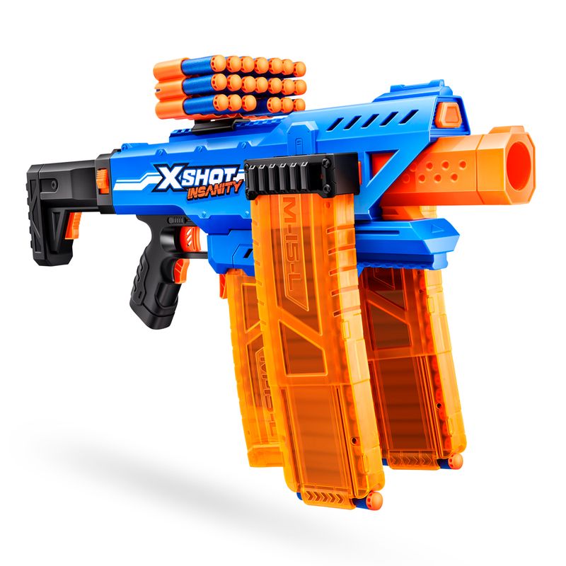 Lançador de Dardos X-Shot Insanity Motorized Clip Mania