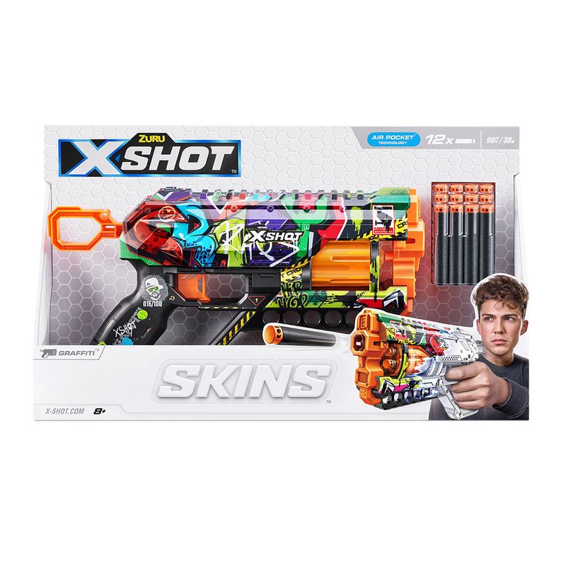 Lançador de Dardos X-Shot - Skins Griefer - Graffiti
