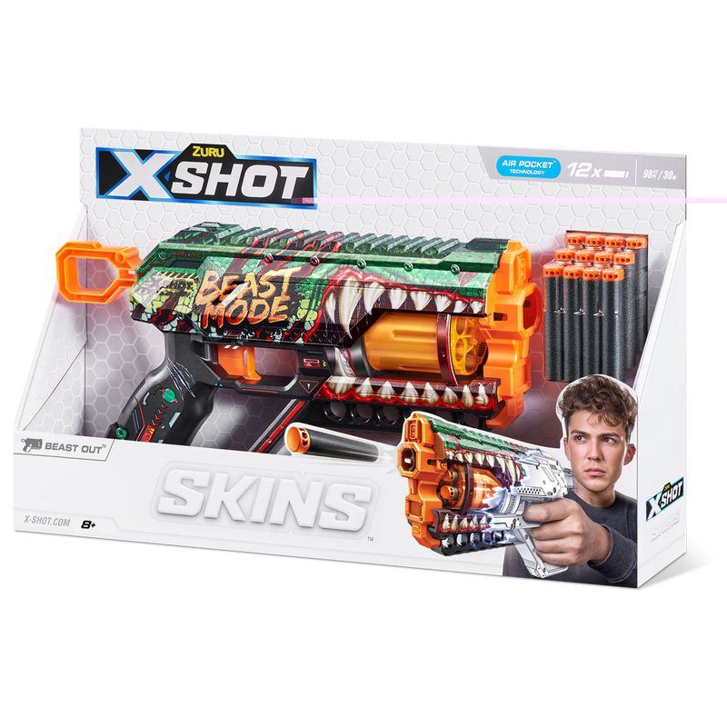 Lançador de Dardos X-Shot - Skins Griefer - Beast Out