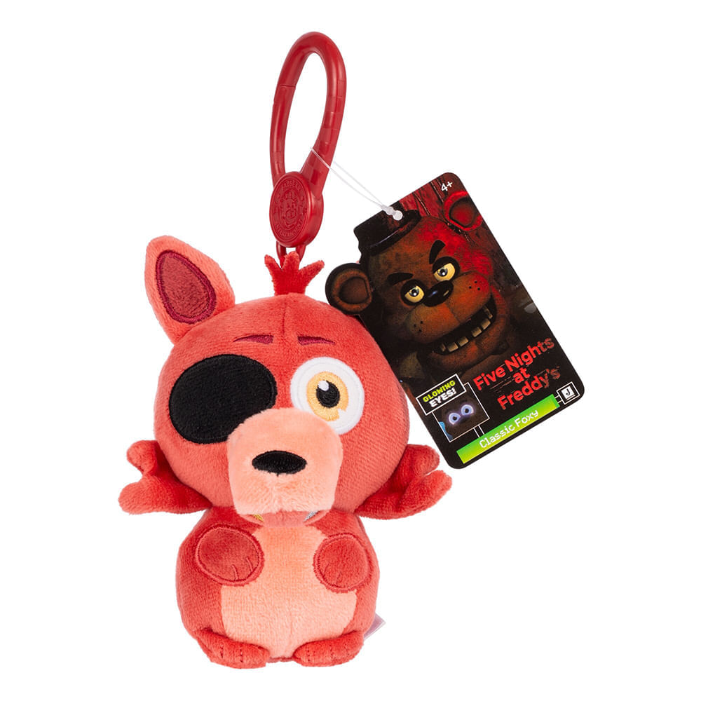 Pelúcia com chaveiro Five Nights at Freddy's 4” 10cm Foxy