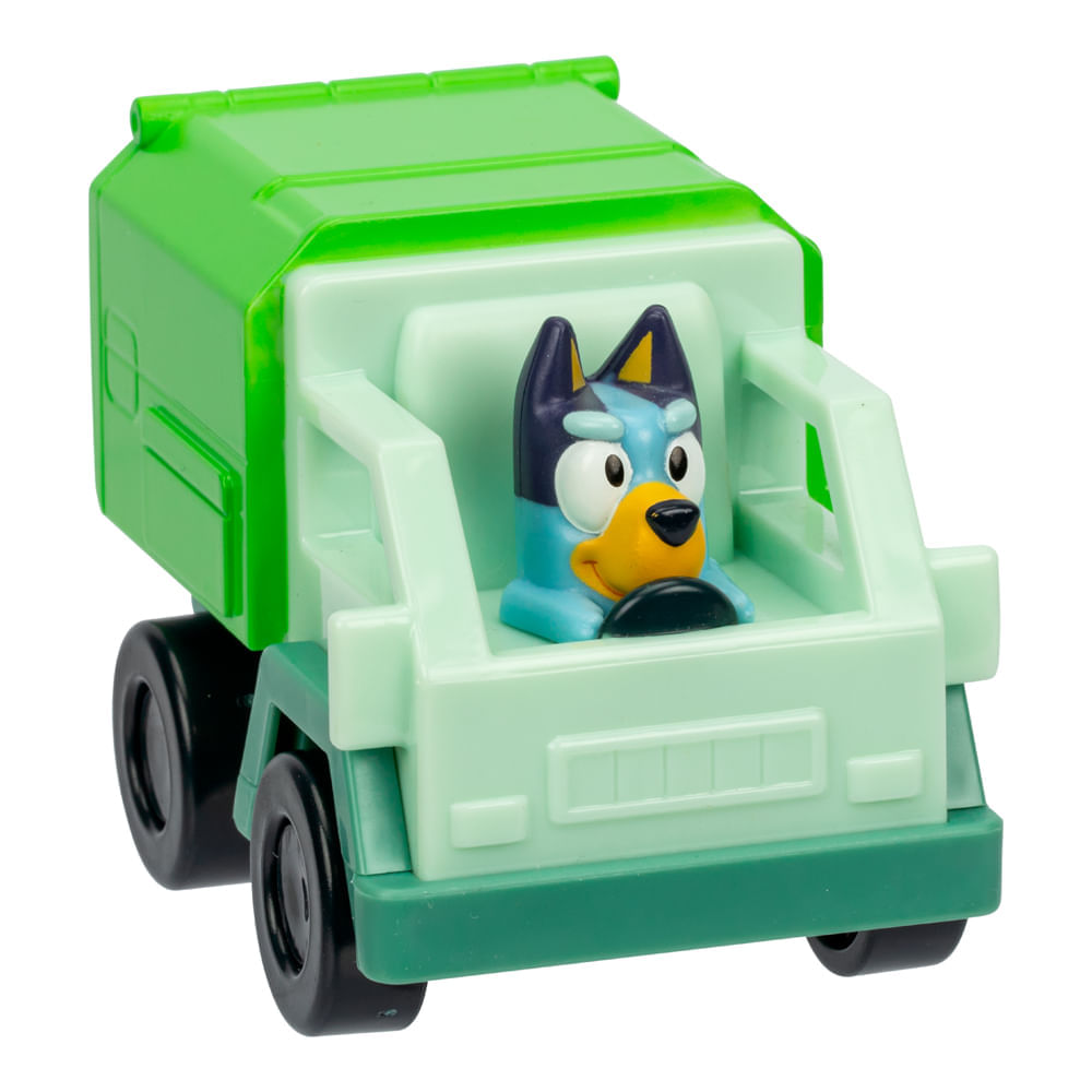 Mini Carrinho Bluey - Caminhão de Lixo