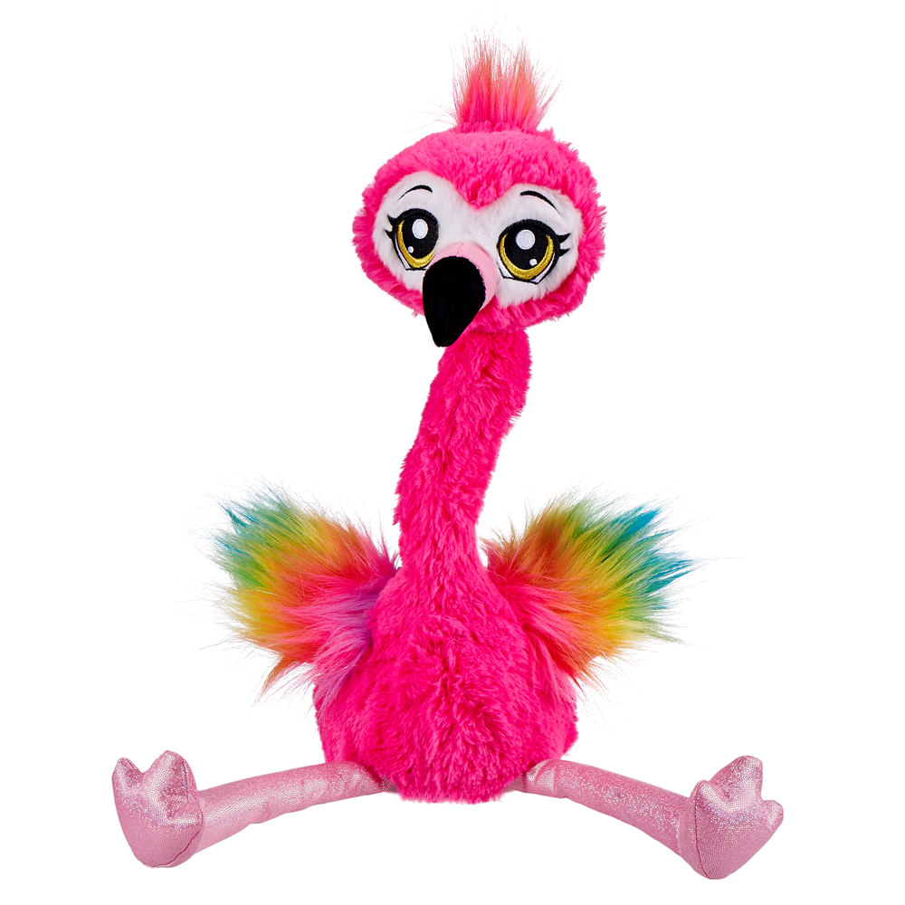 Pelúcia Pets Alive Frankie Flamingo Dançarino