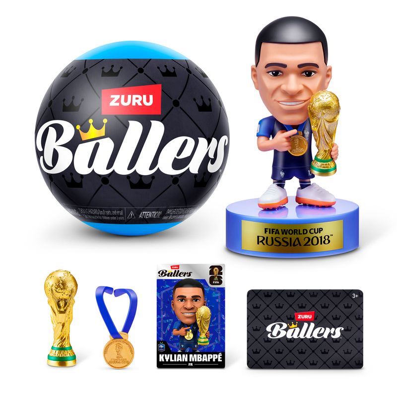 ZURU Ballers FIFAサッカー選手フィギュア5体セット Kit 5 Bonecos Surpresa FIFA World Cup 2026™ Ballers