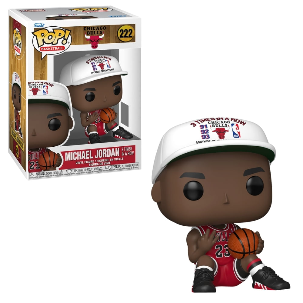 スポーツ Funko Pop Michael Jordan Boneco Funko Pop! NBA Bulls - Michael Jordan (3x Seguidas)