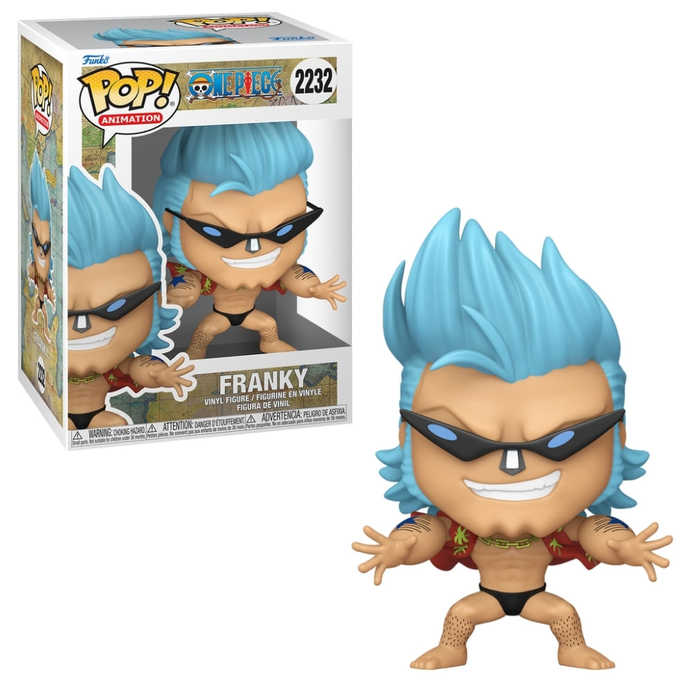 (未使用･未開封品)　Funko - Figurine One Piece - Franky Pop 10cm - 0889698231930 6k88evb Boneco Funko Pop! One Piece - Franky