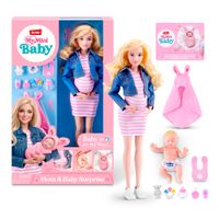 Boneca My Mini Mamãe e Bebê Surpresa - Brittany