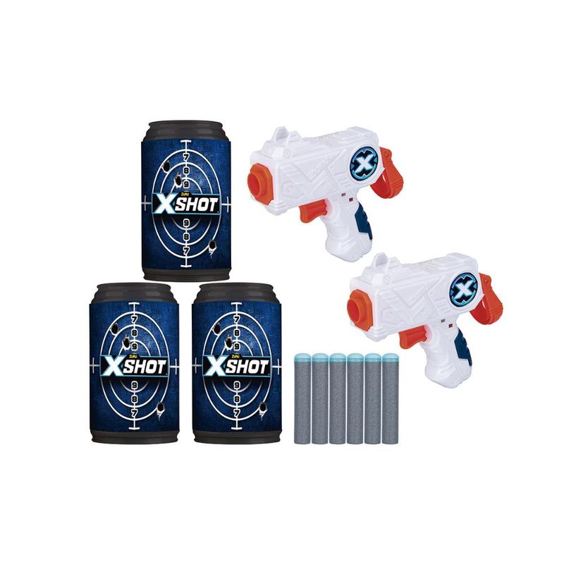 Kit 2 Lançadores X-Shot TK6 + 2x Micro