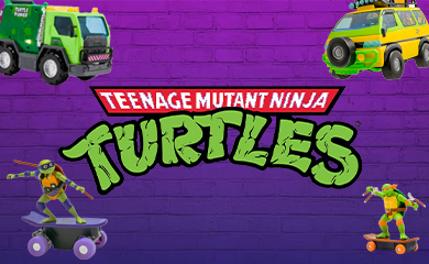 Tartarugas Ninja com Skate Donatello - Candide